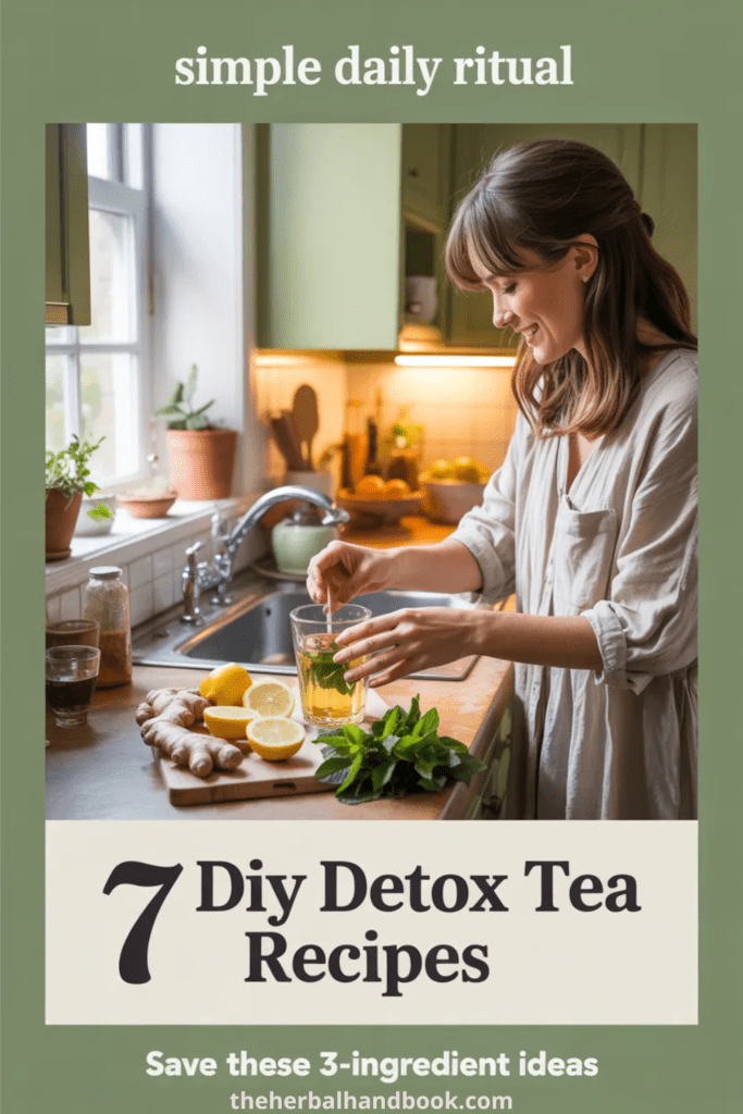 7 DIY Detox Tea Recipes with 3 Ingredients for a Refreshing Daily Ritual