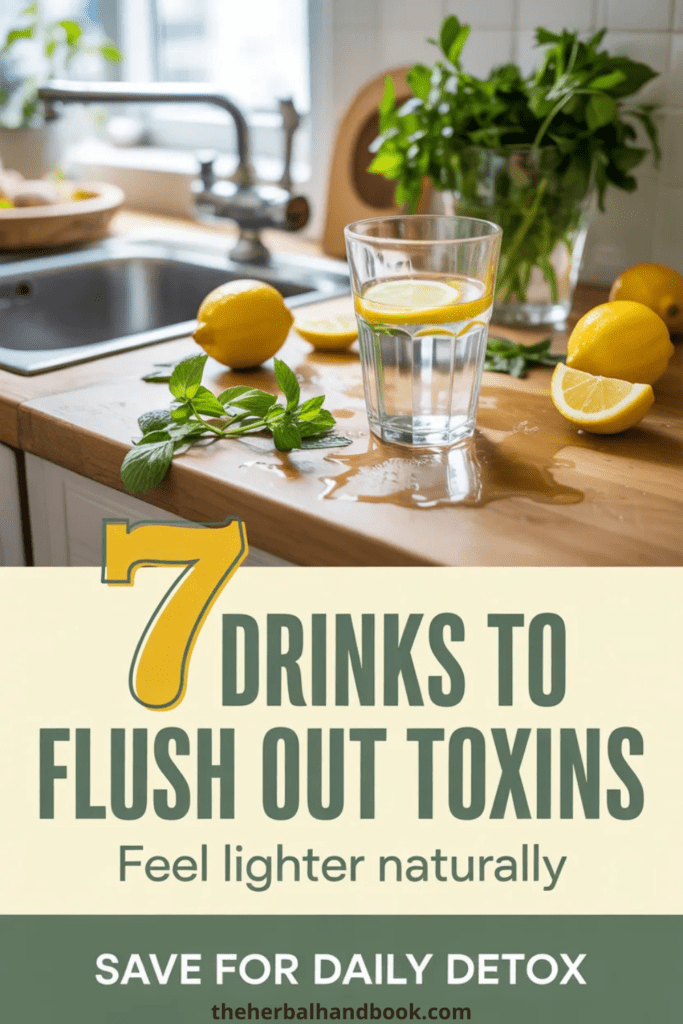 7 Drinks to Flush Out Toxins That Support Your Body Naturally