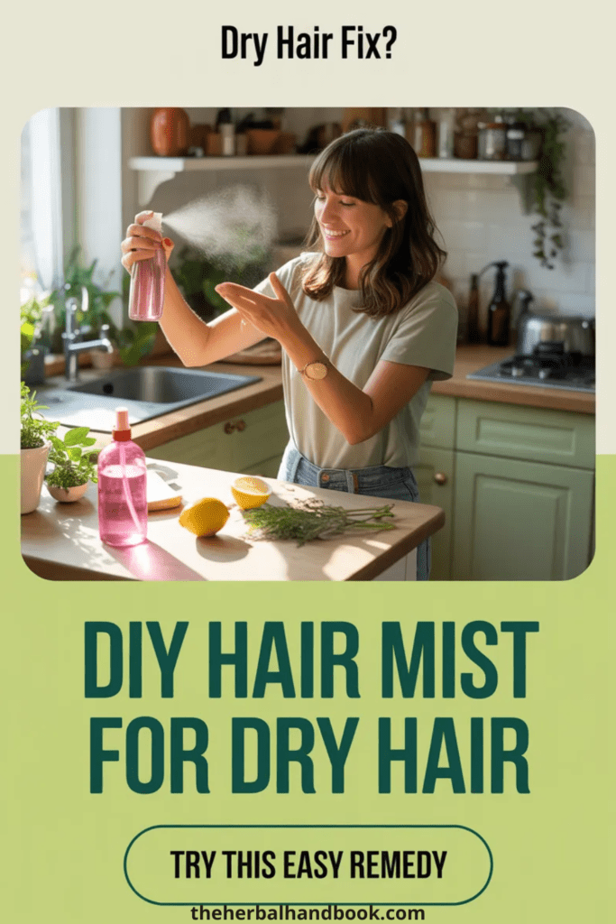 DIY Hair Mist for Dry Hair That Instantly Makes Hair Soft & Silky