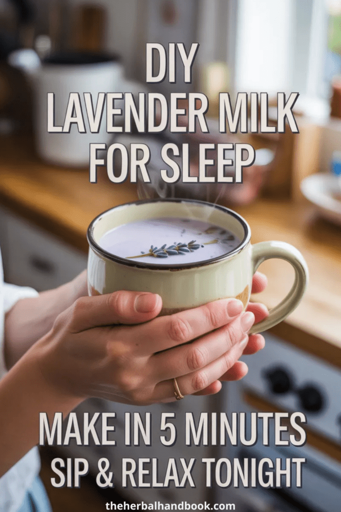 DIY Lavender Milk for Sleep You Can Make in 5 Minutes