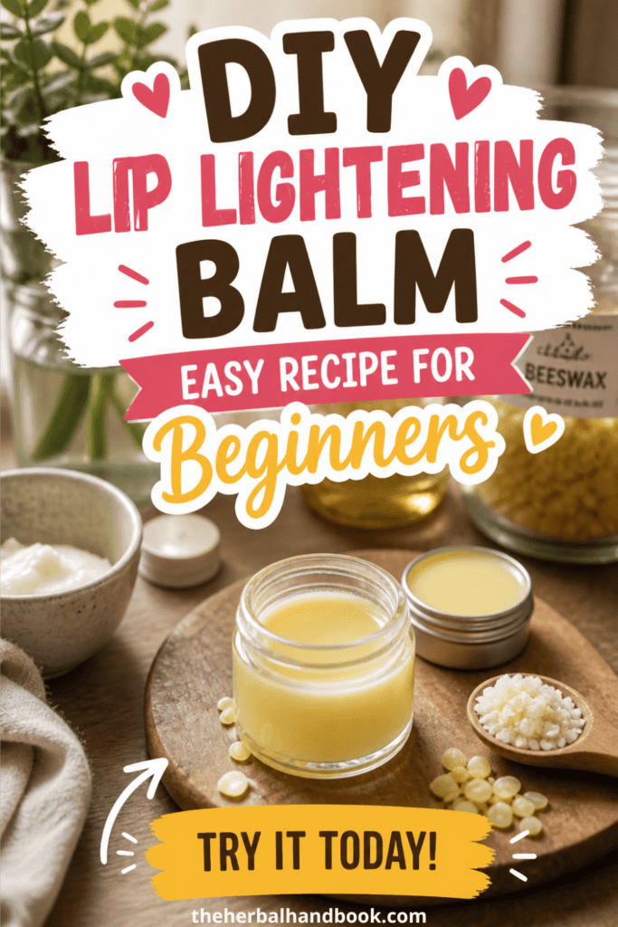 DIY Lip Lightening Balm: Simple Beginner Recipe That Actually Works