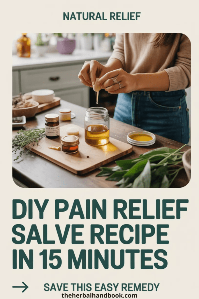 DIY Pain Relief Salve Recipe You Can Make in Just 15 Minutes