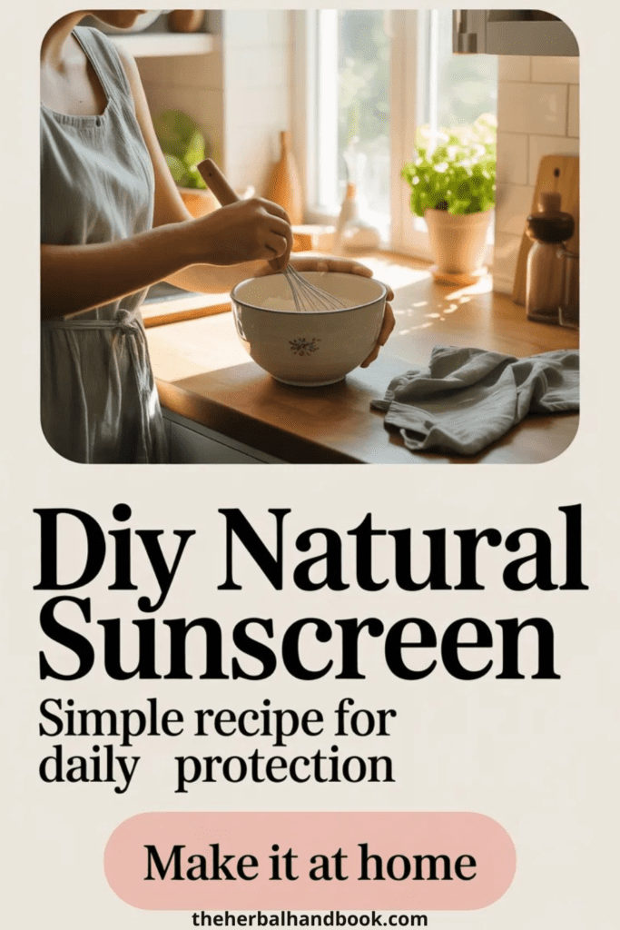 Beginner's Guide: How to Make Natural Sunscreen at Home That Actually Lasts