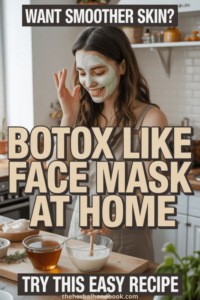 Botox Like Face Mask You Can Make at Home (No Chemicals, Just Results)