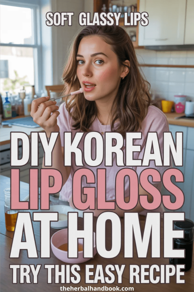 DIY Korean Lip Gloss at Home That Makes Lips Look Naturally Plump & Glassy
