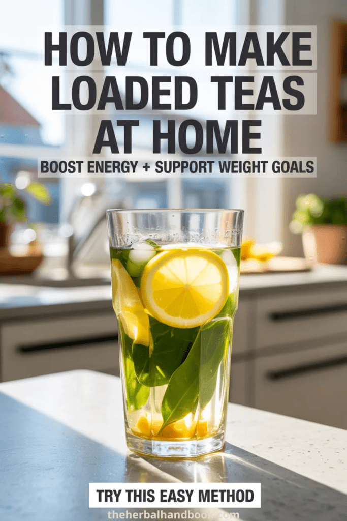 How to Make Loaded Teas at Home for Energy & Weight Loss Goals