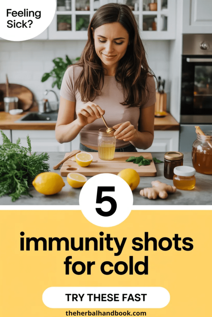 Immunity Shots for Cold: 5 Powerful Recipes You Can Make in 5 Minutes