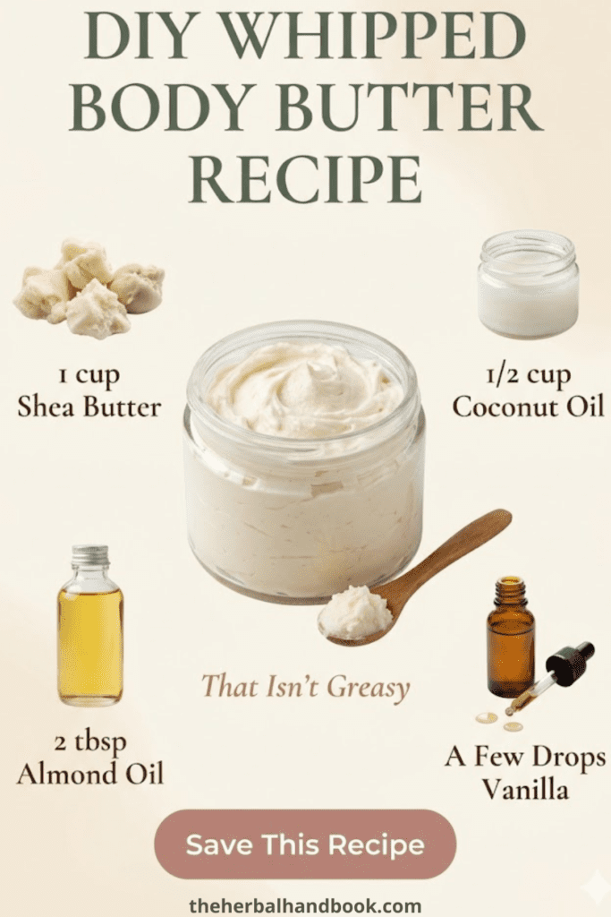 The Secret to a Fluffy DIY Whipped Body Butter Recipe That Doesn't Feel Greasy