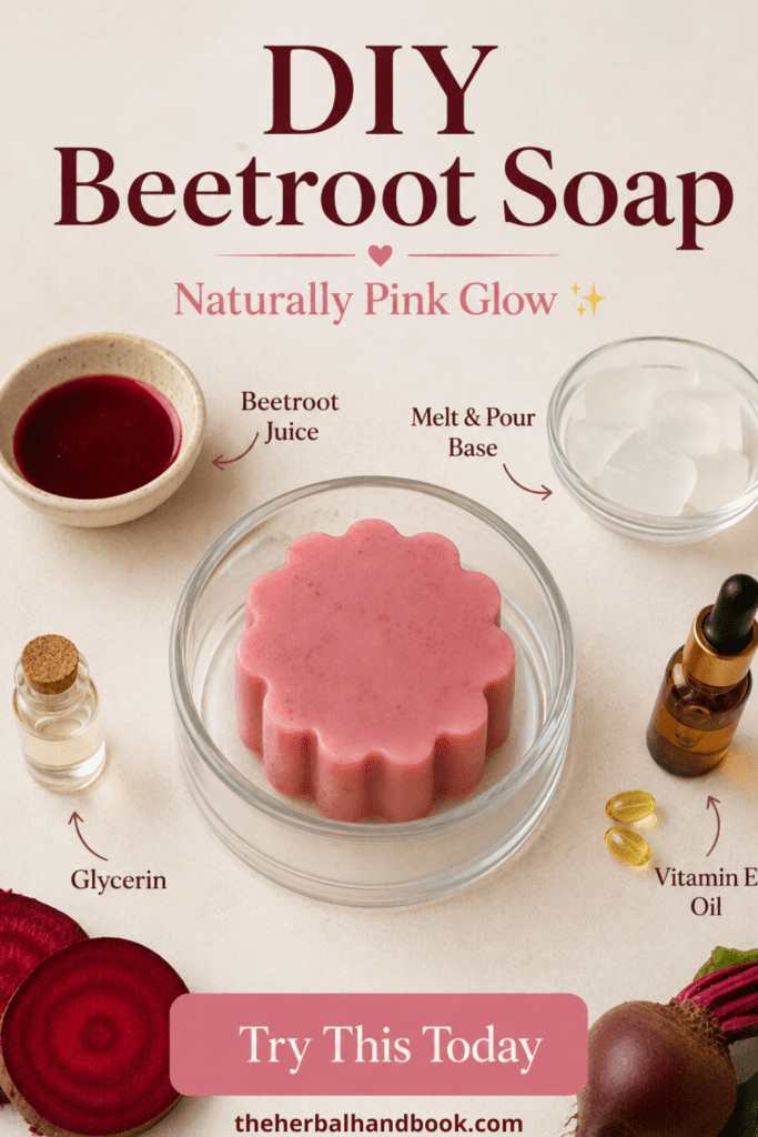 DIY Beetroot Soap Recipe for Naturally Pink, Glowing Skin