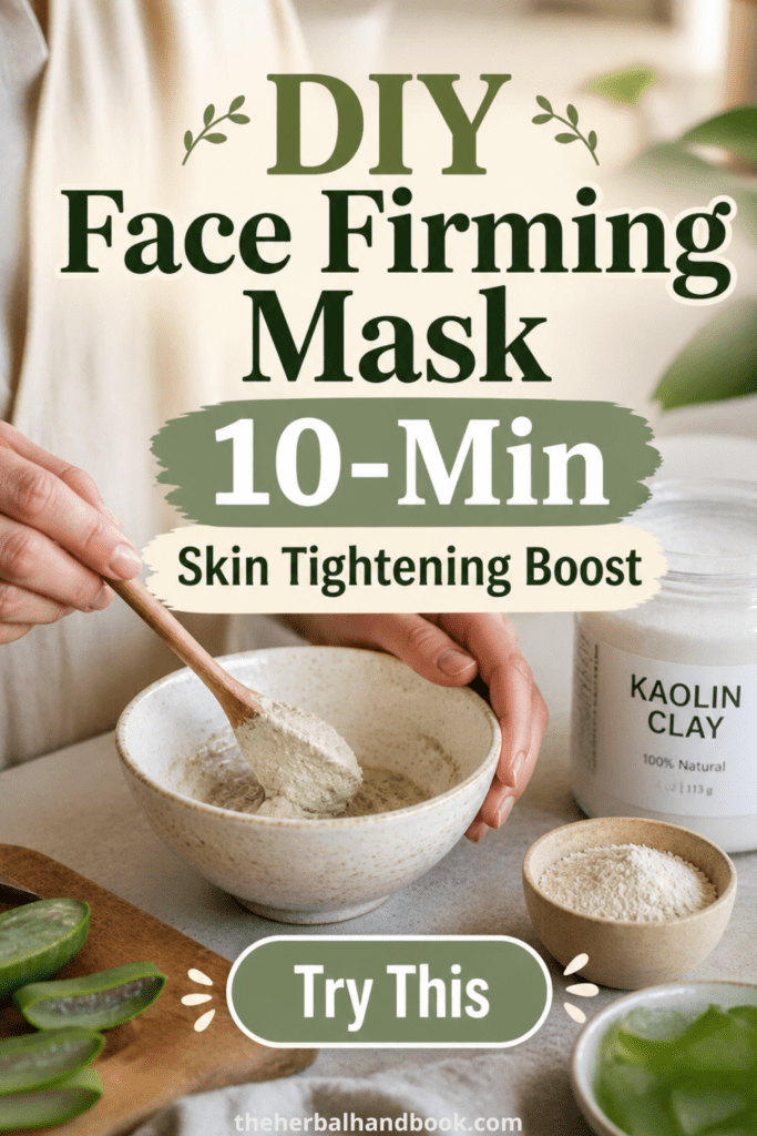 DIY Face Firming Mask That May Help Tighten Skin in Just 10 Minutes at Home
