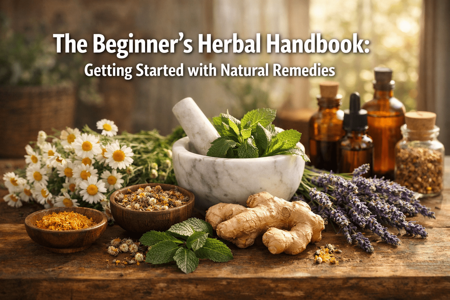 The Beginner's Herbal Handbook: Getting Started with Natural Remedies