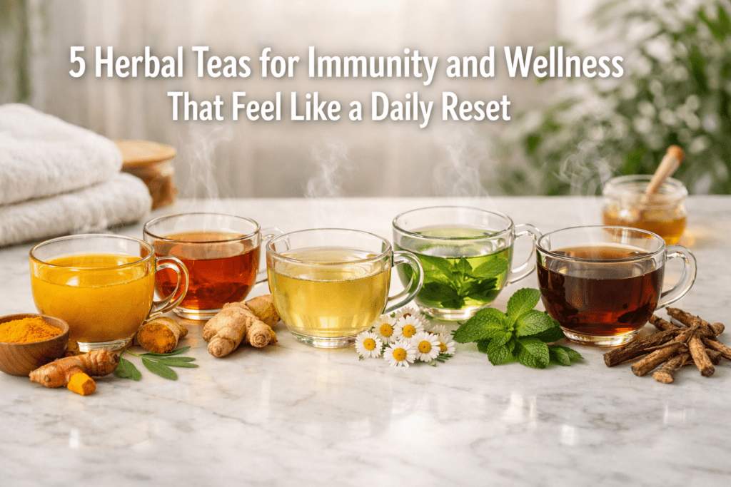5 Herbal Teas for Immunity and Wellness That Feel Like a Daily Reset