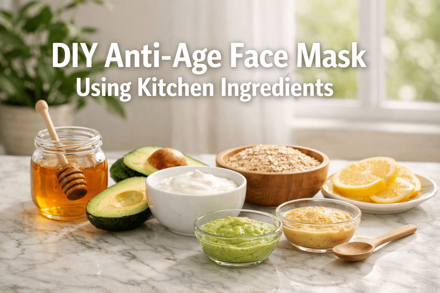 DIY Anti-Age Face Mask Using Kitchen Ingredients Dermatologists Often Recommend
