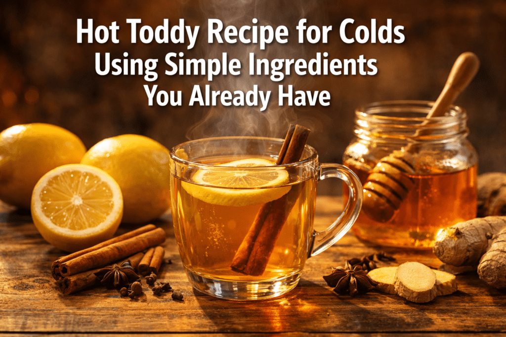 Hot Toddy Recipe for Colds Using Simple Ingredients You Already Have