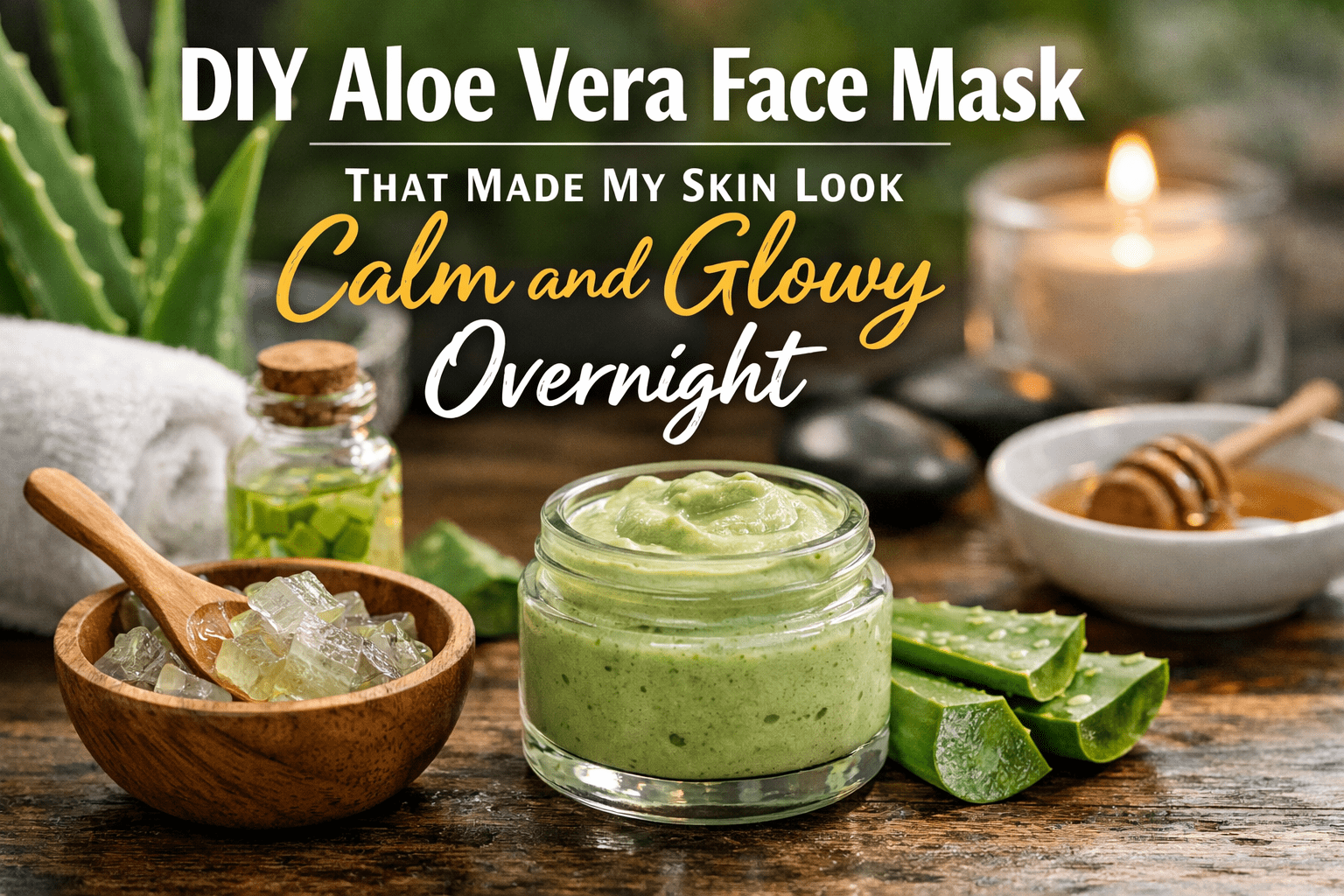 DIY Aloe Vera Face Mask That Made My Skin Look Calm and Glowy Overnight