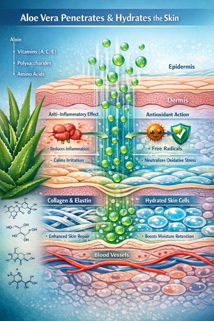 DIY Aloe Vera Face Mask for Glowing Skin Overnight
