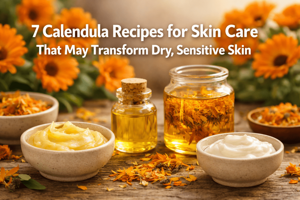 7 Calendula Recipes for Skin Care That May Transform Dry, Sensitive Skin