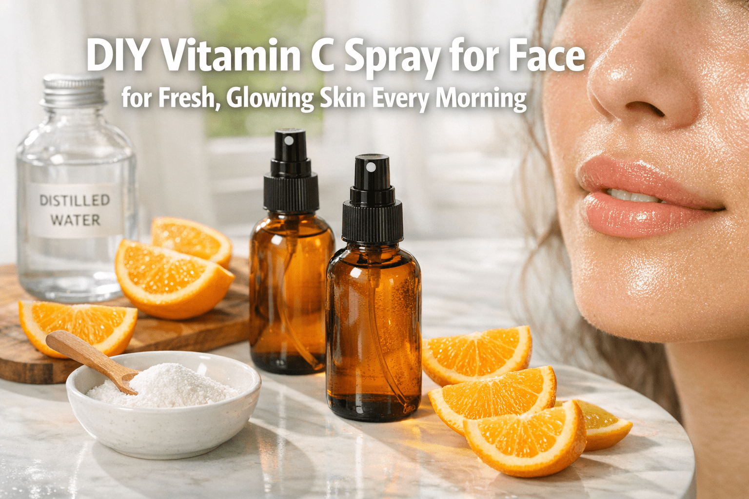 DIY Vitamin C Spray for Face: Fresh, Glowing Skin Every Morning