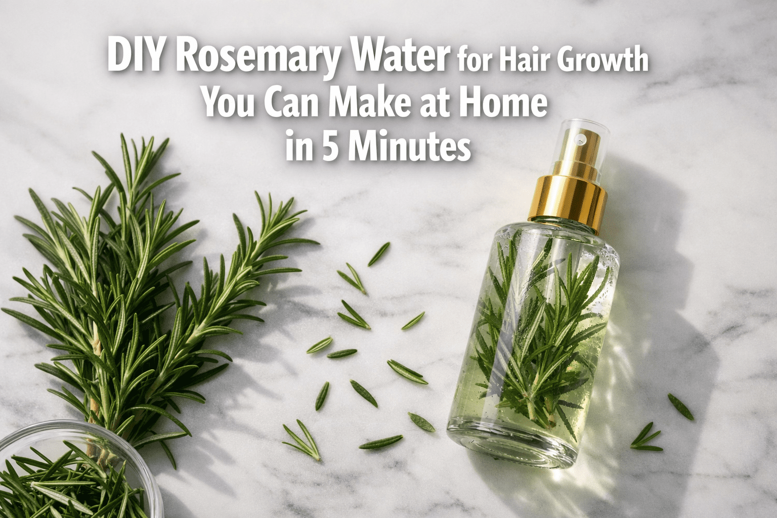 DIY Rosemary Water for Hair Growth You Can Make at Home in 5 Minutes