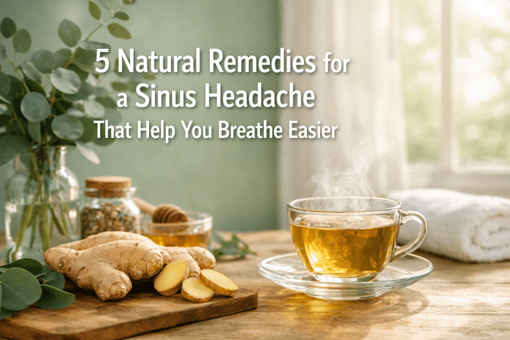 5 Natural Remedies for a Sinus Headache That Help You Breathe Easier