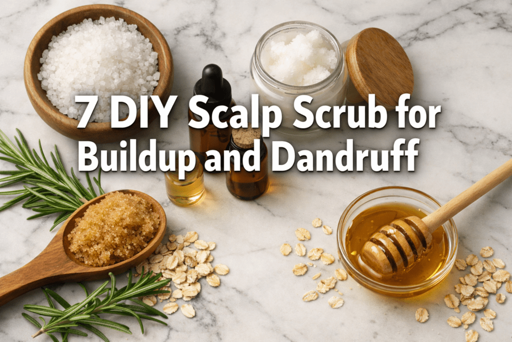 7 DIY Scalp Scrub for Buildup and Dandruff for an Itchy, Flaky Scalp
