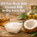 DIY Hair Mask With Coconut Milk for Dry, Frizzy Hair Using Only 3 Ingredients