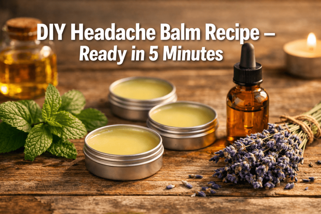 DIY Headache Balm Recipe You Can Make in Just 5 Minutes