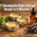 DIY Headache Balm Recipe You Can Make in Just 5 Minutes