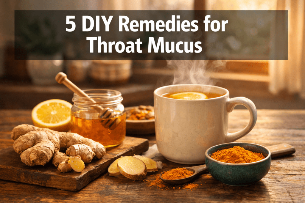 5 DIY Remedies for Throat Mucus: Morning Congestion & Night Relief