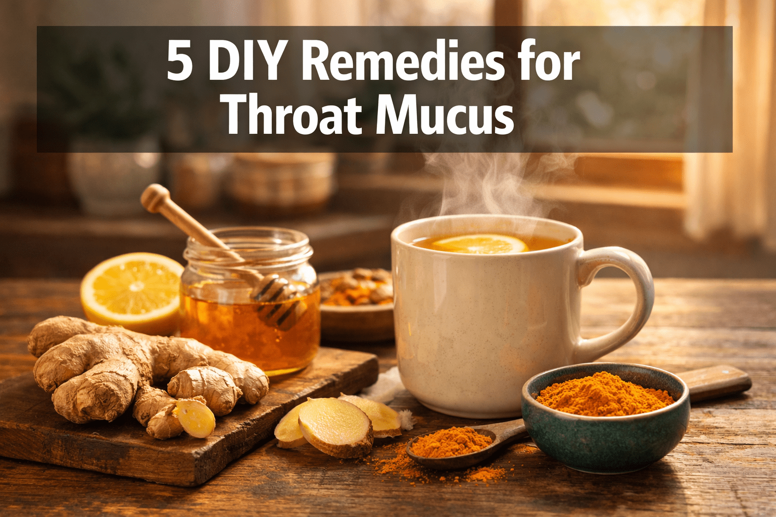 5 DIY Remedies for Throat Mucus: Morning Congestion & Night Relief