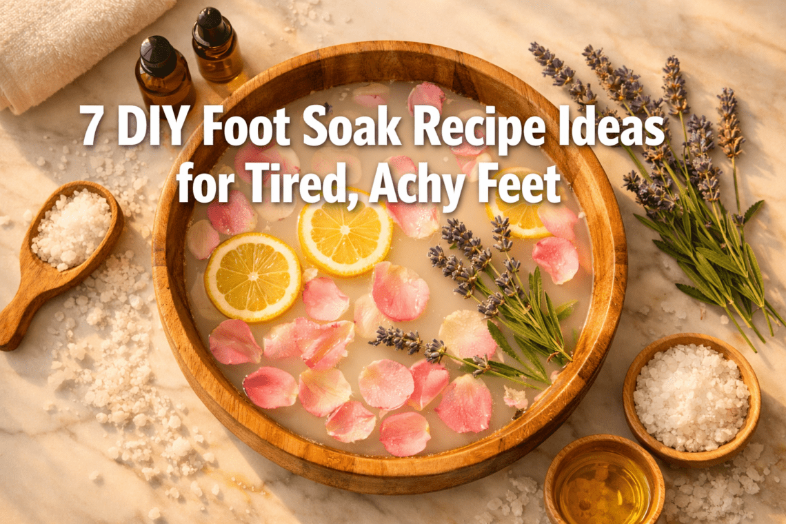 7 DIY Foot Soak Recipe Ideas for Tired, Achy Feet That Need Instant Comfort