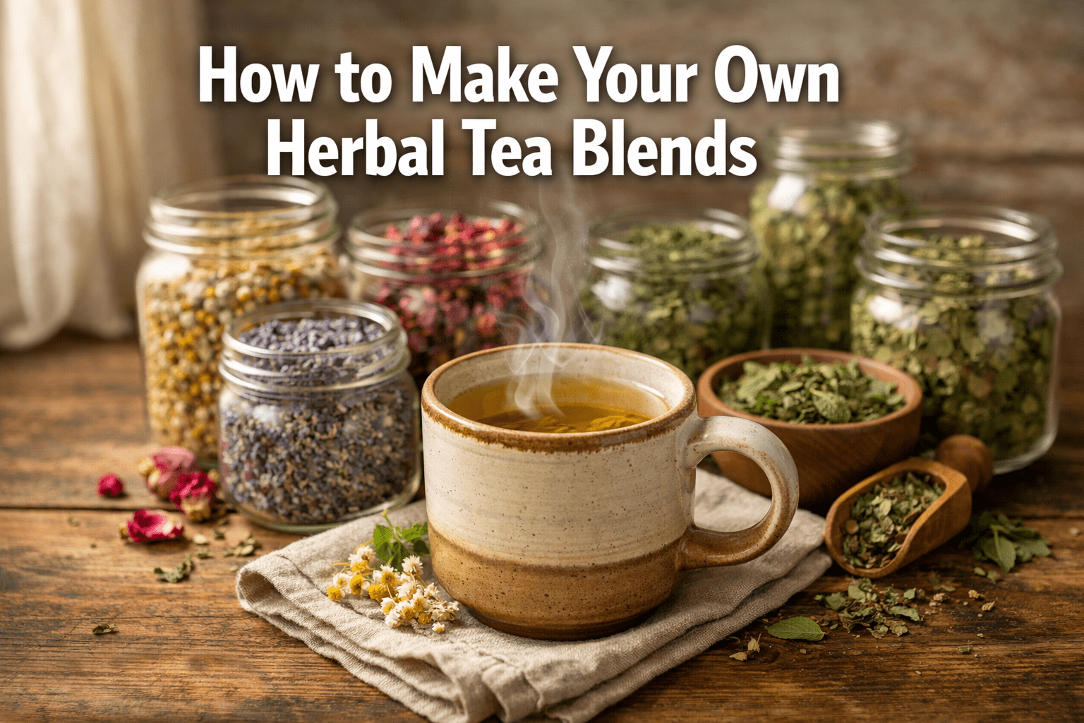How to Make Your Own Herbal Tea Blends (Beginner Recipes You'll Love)
