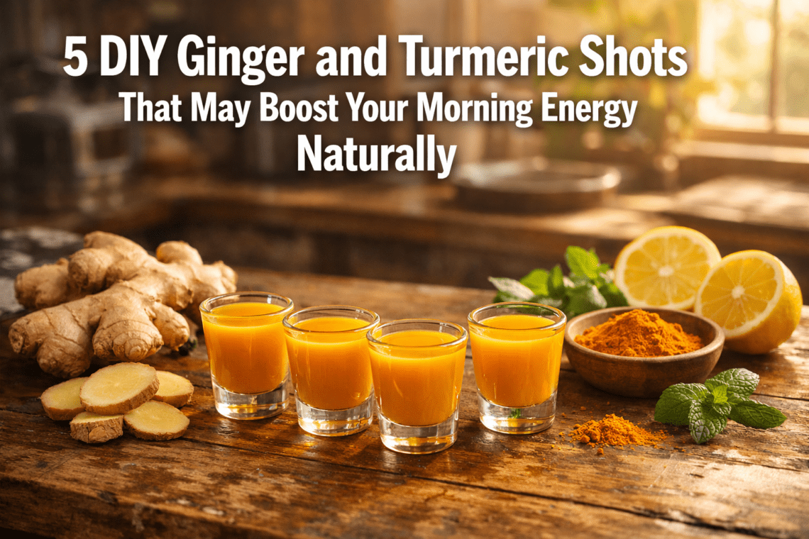 5 DIY Ginger and Turmeric Shots That May Boost Your Morning Energy Naturally