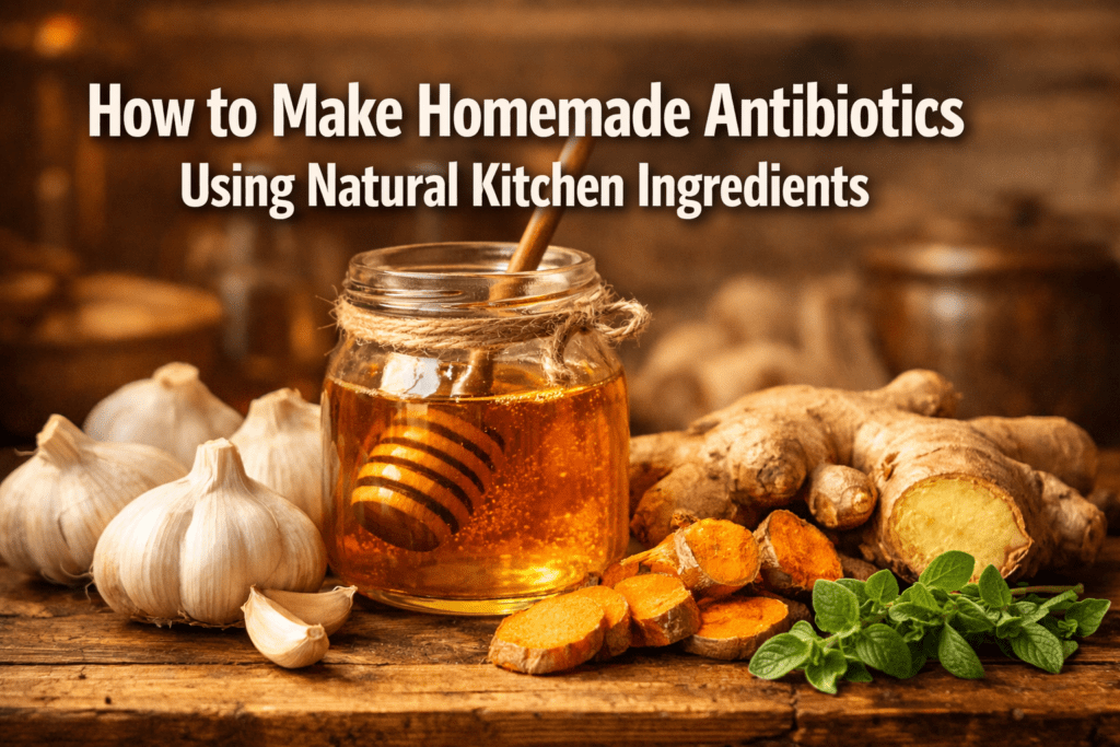 How to Make Home Made Antibiotics Using Natural Kitchen Ingredients