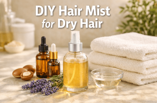 DIY Hair Mist for Dry Hair That Makes Hair Feel Soft and Hydrated Instantly