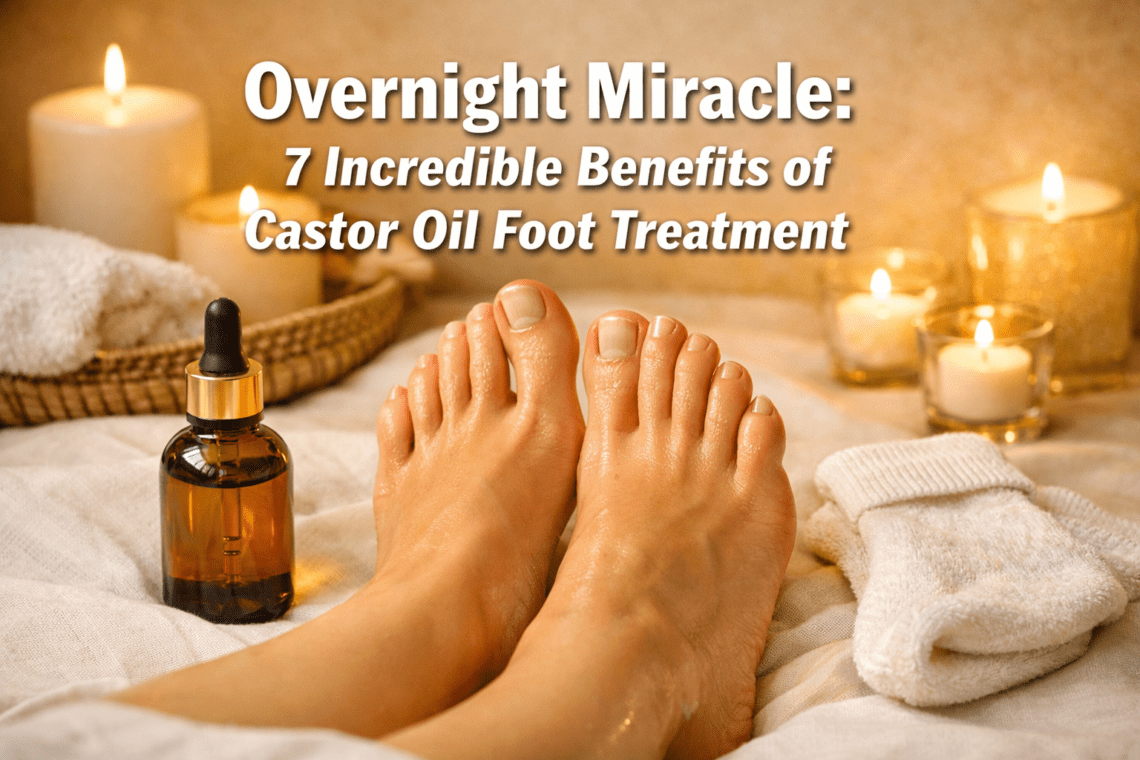 Overnight Miracle: 7 Incredible Benefits of Castor Oil Foot Treatment