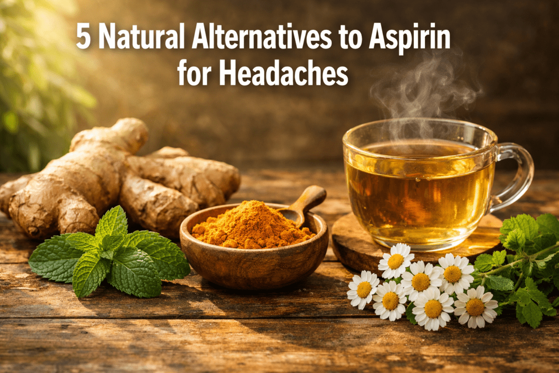 5 Natural Alternatives to Aspirin for Headaches You Can Try at Home