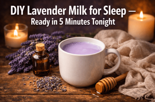 DIY Lavender Milk for Sleep You Can Make in 5 Minutes Tonight