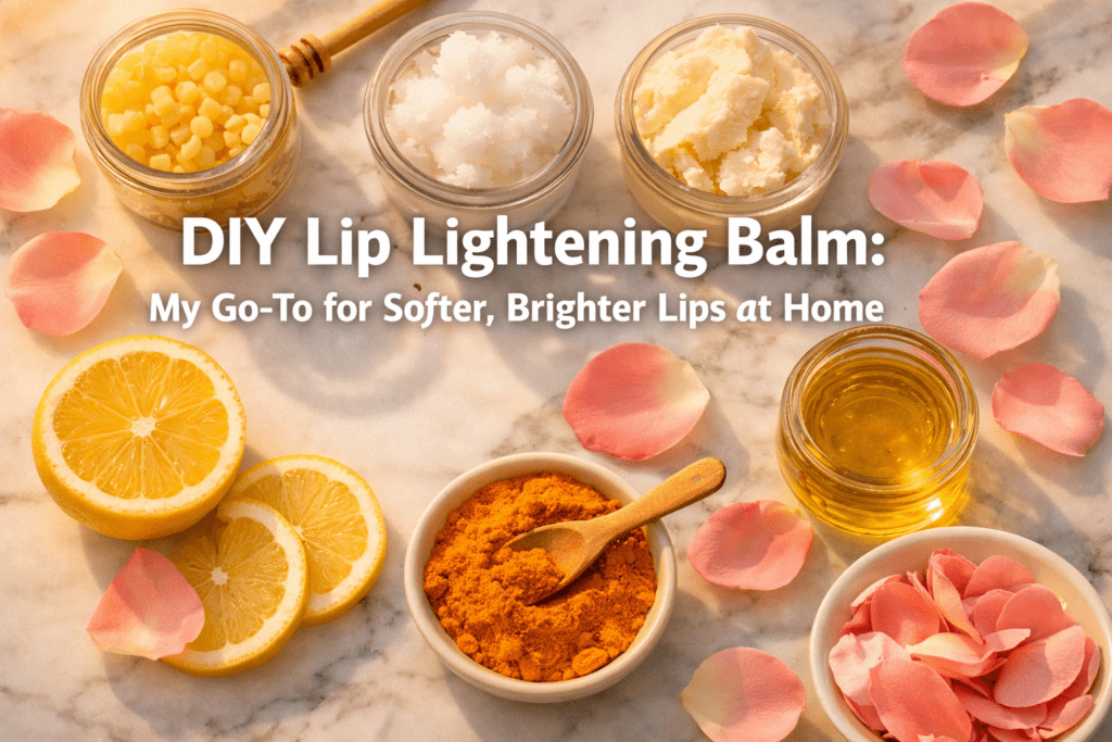 DIY Lip Lightening Balm: My Go-To for Softer, Brighter Lips at Home
