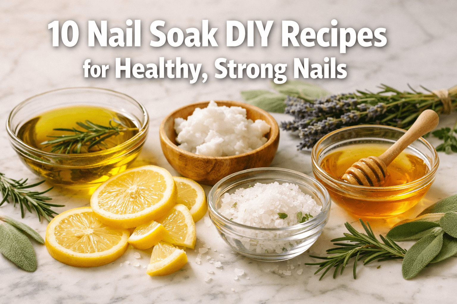 10 Nail Soak DIY Recipes for Healthy, Strong Nails Without Salon Treatments