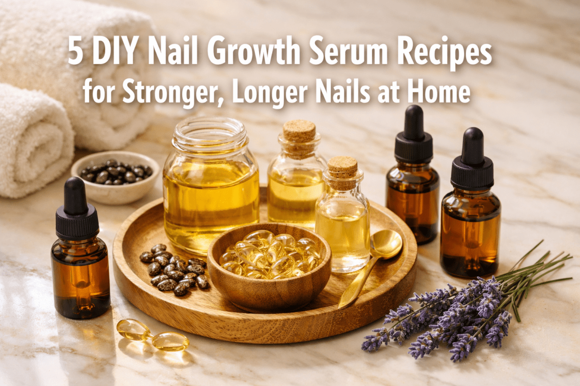 5 DIY Nail Growth Serum Recipes for Stronger, Longer Nails at Home