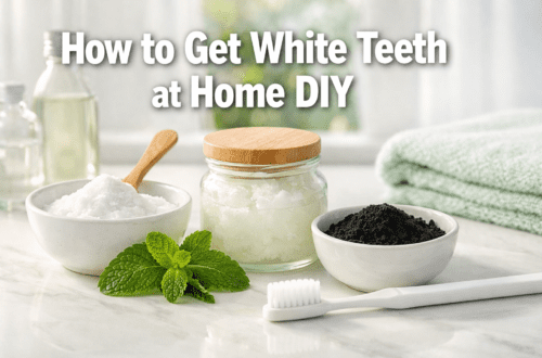 How to Get White Teeth at Home DIY (What Actually Works + What to Avoid)