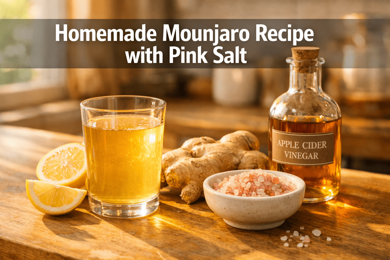 Homemade Mounjaro Recipe with Pink Salt: Morning Drink You Can Make in 2 Minutes