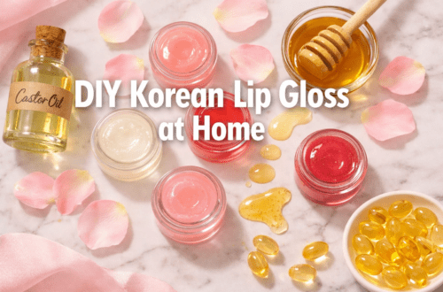 DIY Korean Lip Gloss at Home That Makes Lips Look Naturally Plump & Glassy