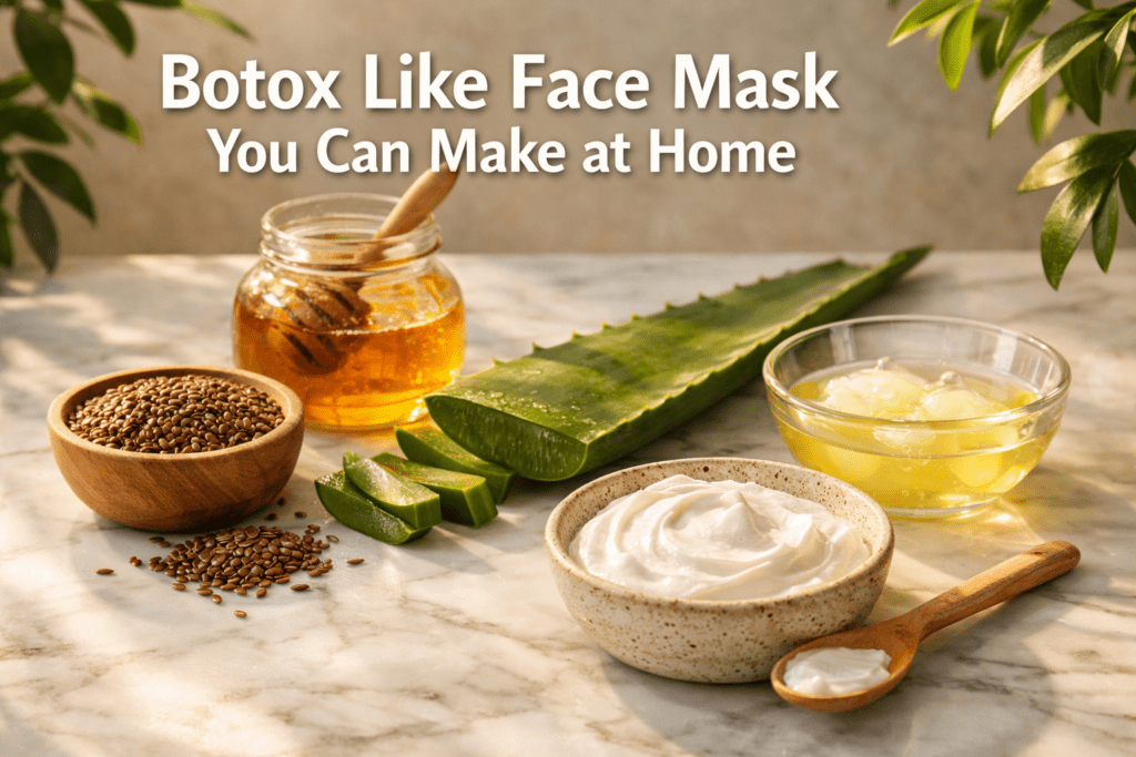Botox Like Face Mask You Can Make at Home (No Chemicals, Just Results)