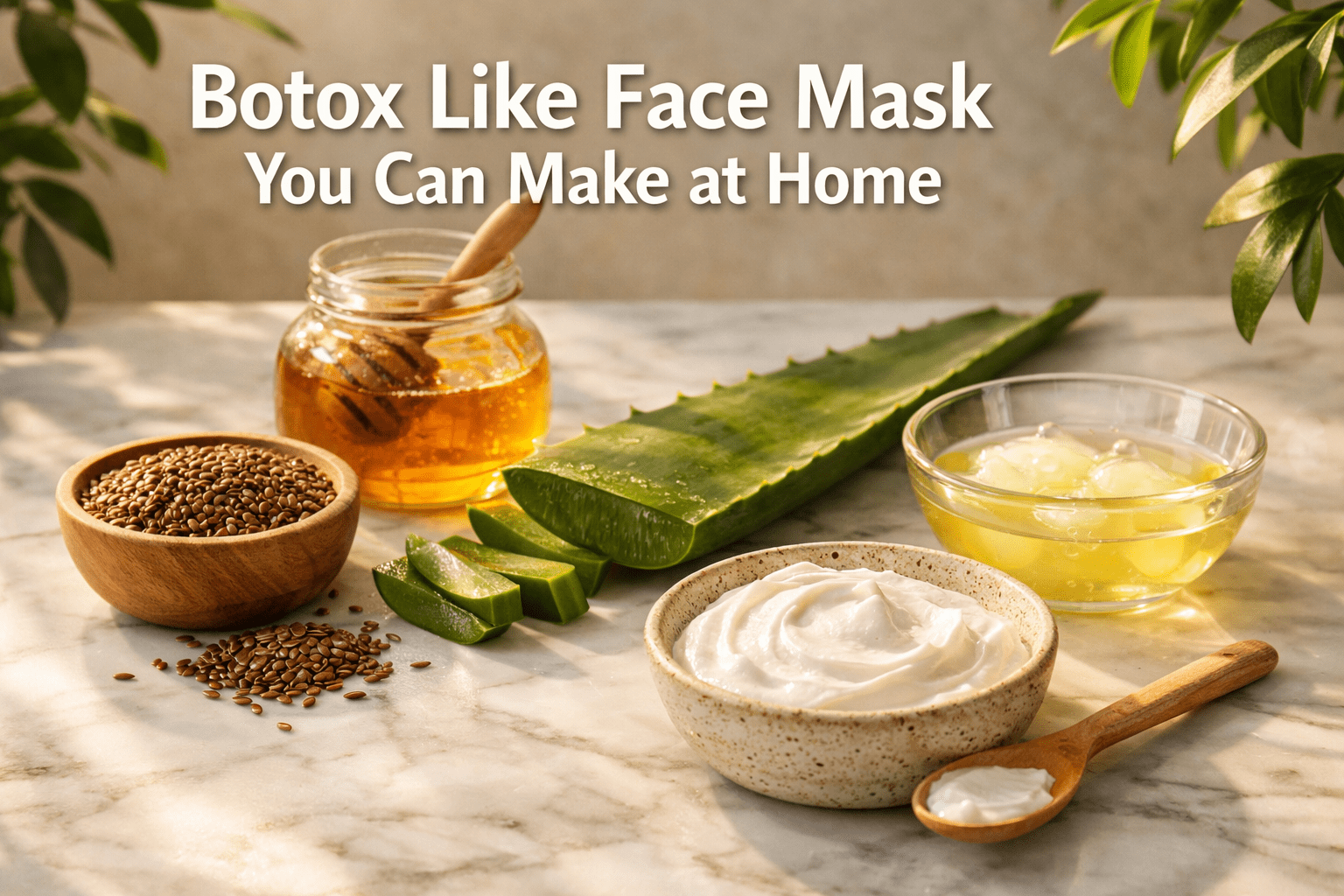 Botox Like Face Mask You Can Make at Home (No Chemicals, Just Results)