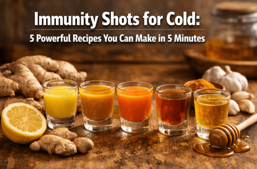Immunity Shots for Cold: 5 Powerful Recipes You Can Make in 5 Minutes