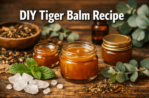 DIY Tiger Balm Recipe for Headaches, Sore Muscles, and Cold Season Relief