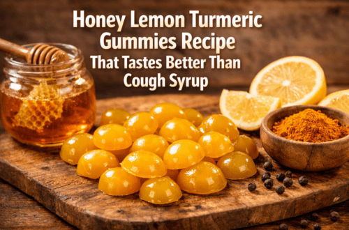 Honey Lemon Turmeric Gummies Recipe That Tastes Better Than Cough Syrup
