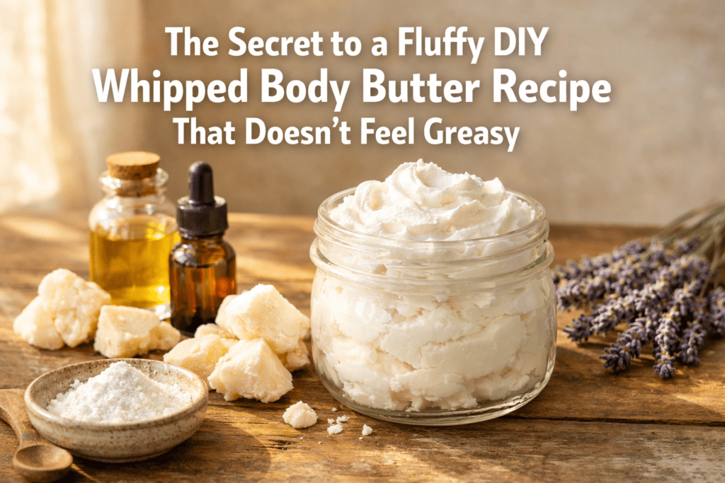 The Secret to a Fluffy DIY Whipped Body Butter Recipe That Doesn't Feel Greasy